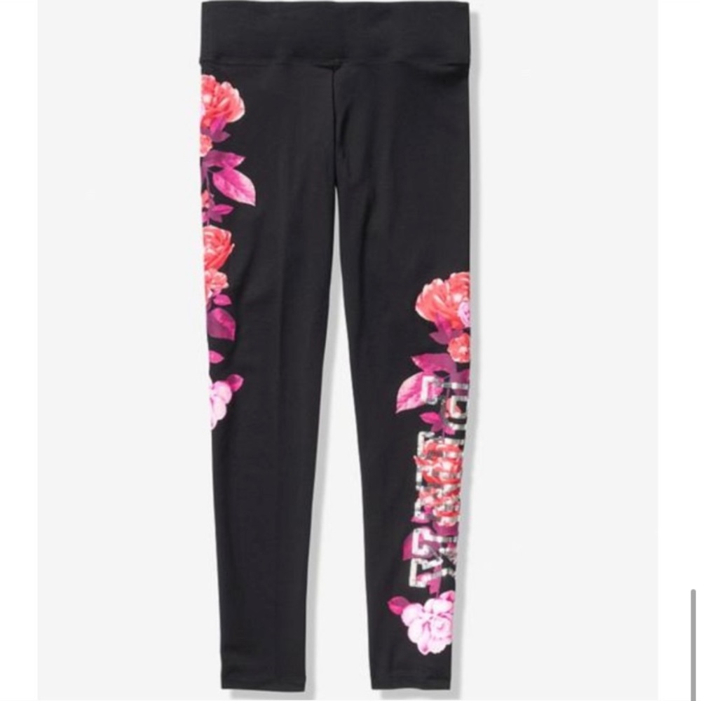 NIB Floral Bling Leggings - Picture 2 of 5